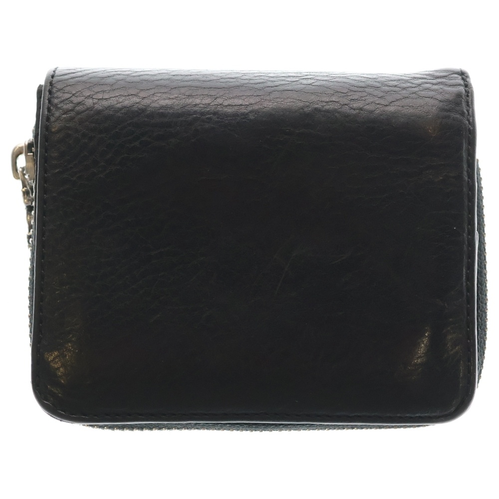 SQ ZIP BILL スクエアジップビル レザーウォレット 財布 ブラック BCA376 Bランク