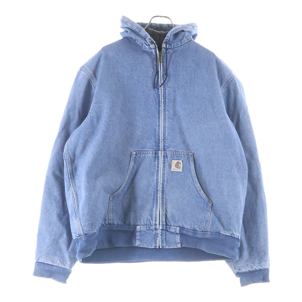 VINTAGE ACTIVE JACKET ヴィンテージ アクティブジャケット 裏地ブランケット デニムジップアップパーカー インディゴ Bランク