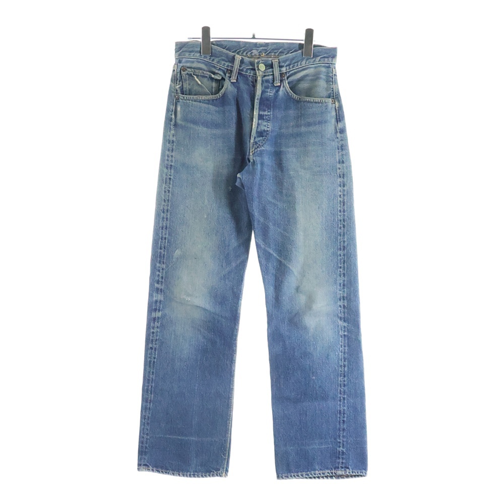 70S VINTAGE 501XX ボタン裏刻印16 紙パッチ ストレートデニムパンツ インディゴ Bランク
