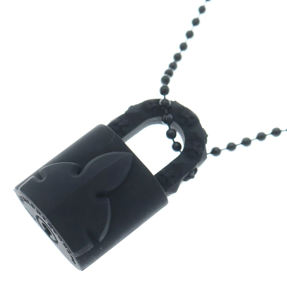 RUBBER PADLOCK FLERKNEE SLCN パドロック フレアニー ラバーネックレス シリコン ブラック Bランク