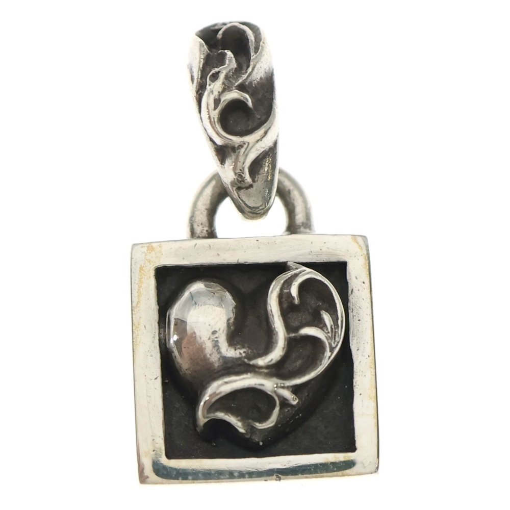 FRAMED HEART フレームドハート チャーム ペンダントトップ シルバー BCA273 Bランク