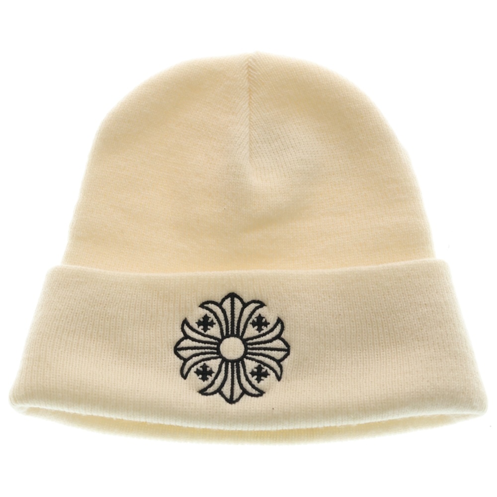 WATCH CAP ワッチキャップ CHプラス刺繍 ビーニー ニットキャップ 帽子 ホワイト Bランク