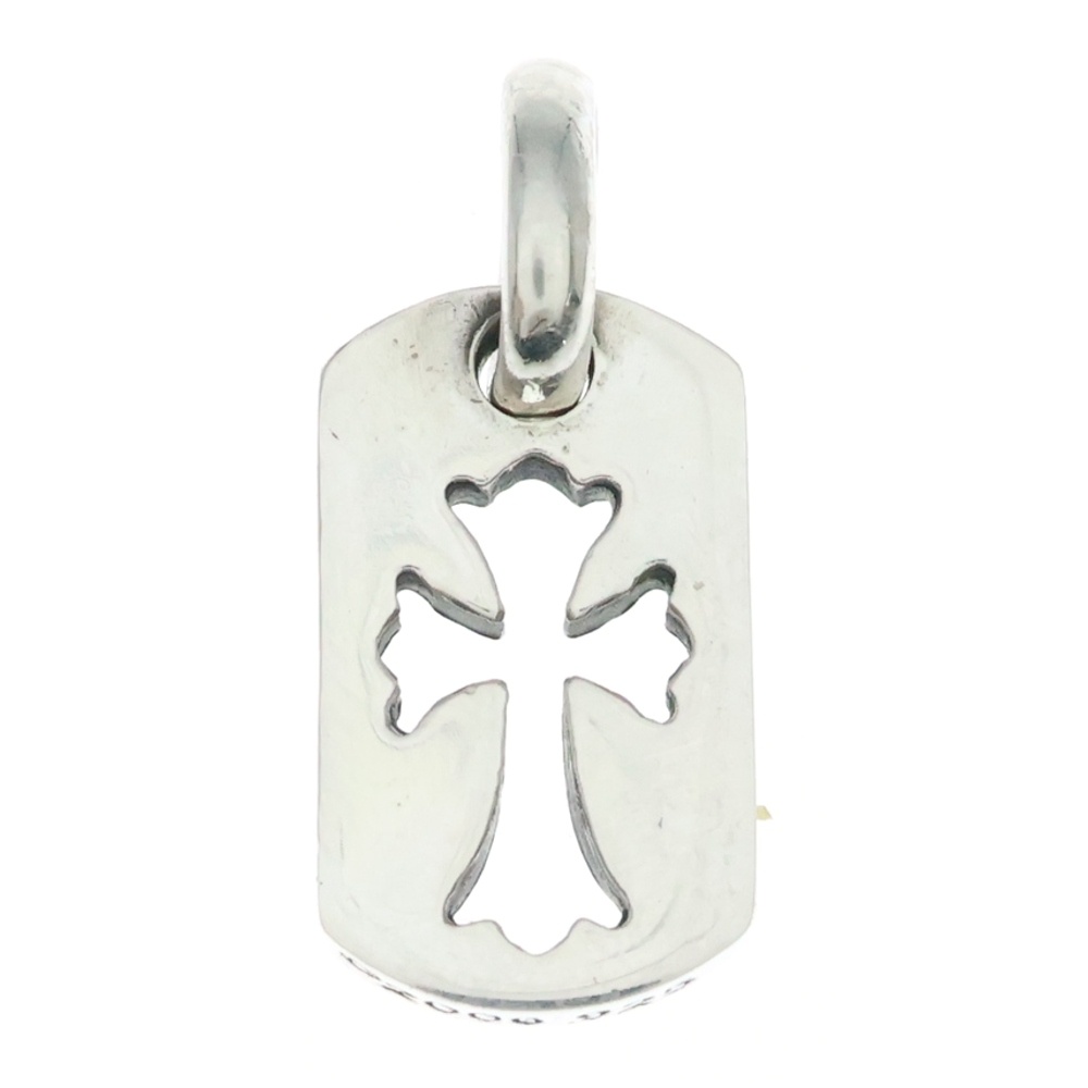 DT TNY CO CRS タイニーカットアウトクロスドッグタグ チャーム ペンダントトップ シルバー BCA252 Aランク