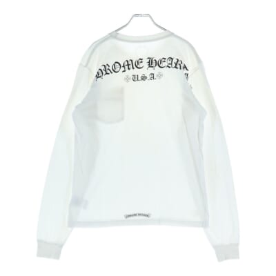 USA Print L/S Tee USAプリント アーチロゴ長袖Tシャツ ホワイト Bランク