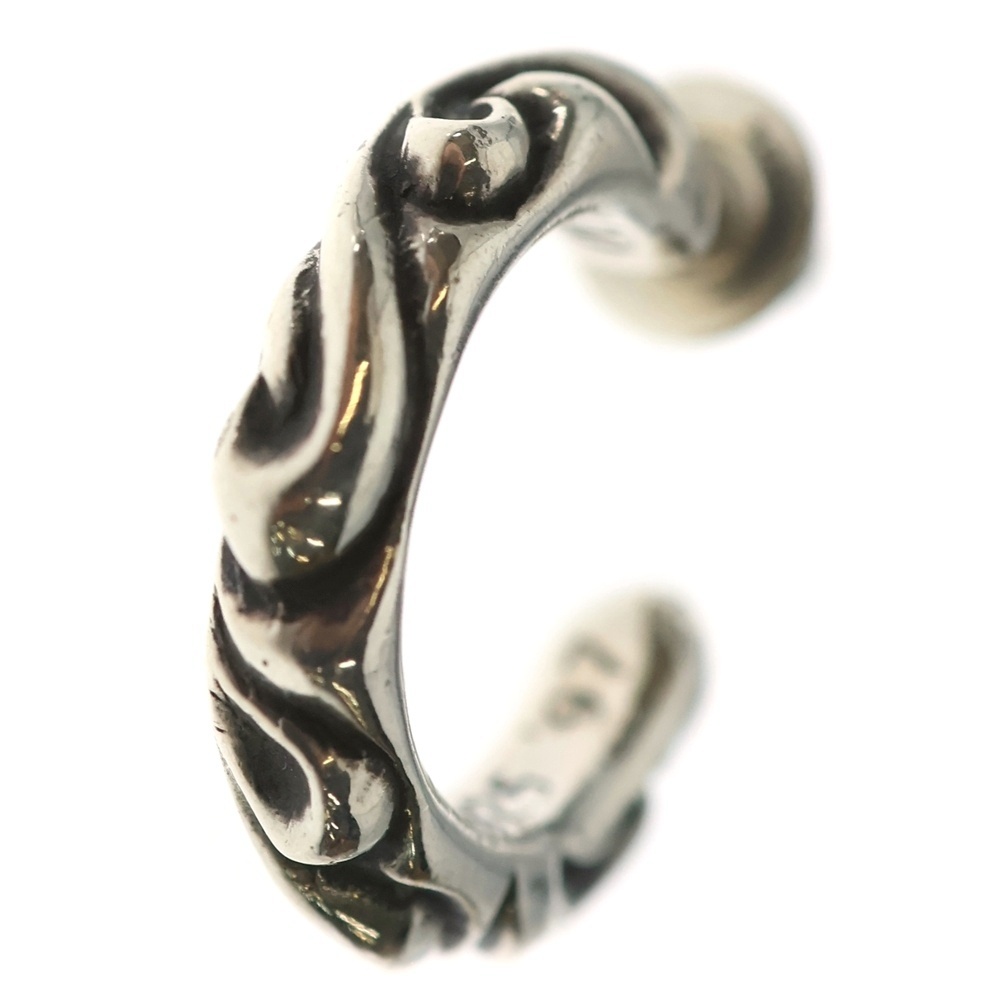 TNY HOOP SCRL タイニースクロールフープ シルバーピアス シルバー Aランク