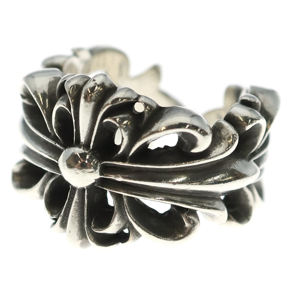 DBL FLRL CRS ダブルフローラルクロス リング シルバー BCA390 Aランク