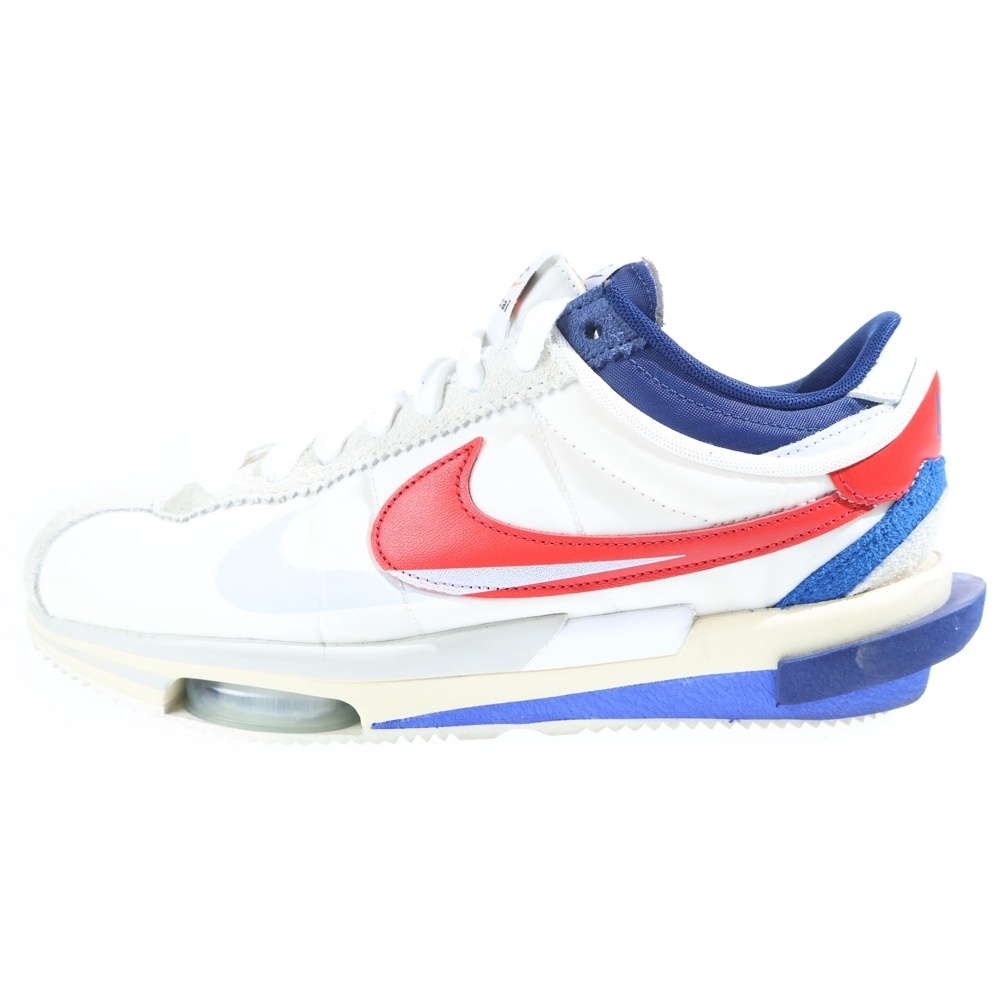 ×sacai ZOOM CORTEZ SP DQ0581-100 サカイ ズーム コルテッツ ローカットスニーカー マルチカラー US10/28.0cm Aランク