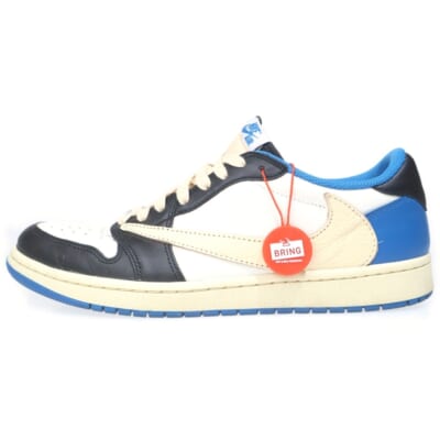 ×TRAVIS SCOTT FRAGMENT DESIGN AIR JORDAN 1 LOW OG SP DM7866-140 トラヴィススコット フラグメント エアジョーダン1 ローカットスニーカー US10/28.0cm Bランク