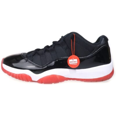 AIR JORDAN 11 RETRO LOW BRED FV5104-006 エアジョーダン11 レトロ ブレッド ローカットスニーカー US10/28.0cm ブラック/レッド Bランク