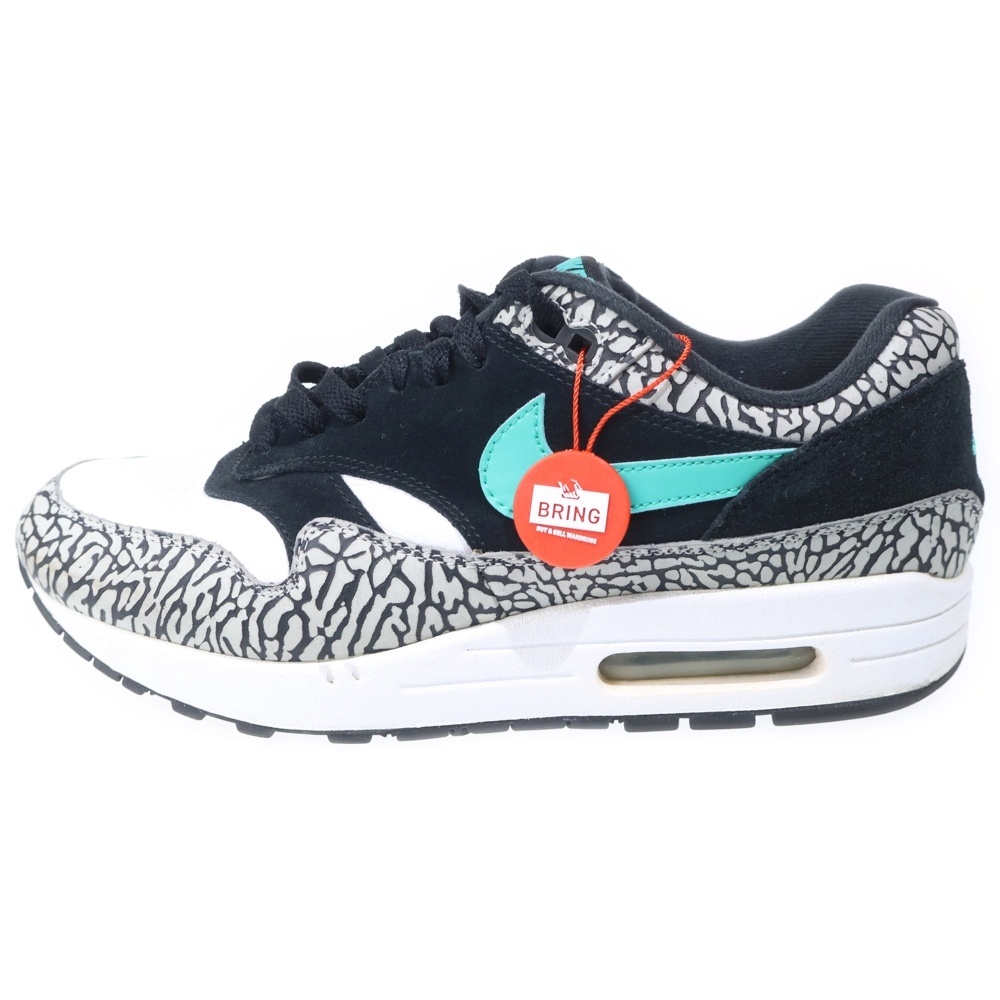 ×ATMOS AIR MAX 1 PREMIUM RETRO ELEPHANT 908366-001 アトモス エアマックス1 ローカットスニーカー US9.5/27.5cm グレー/ブルー Bランク
