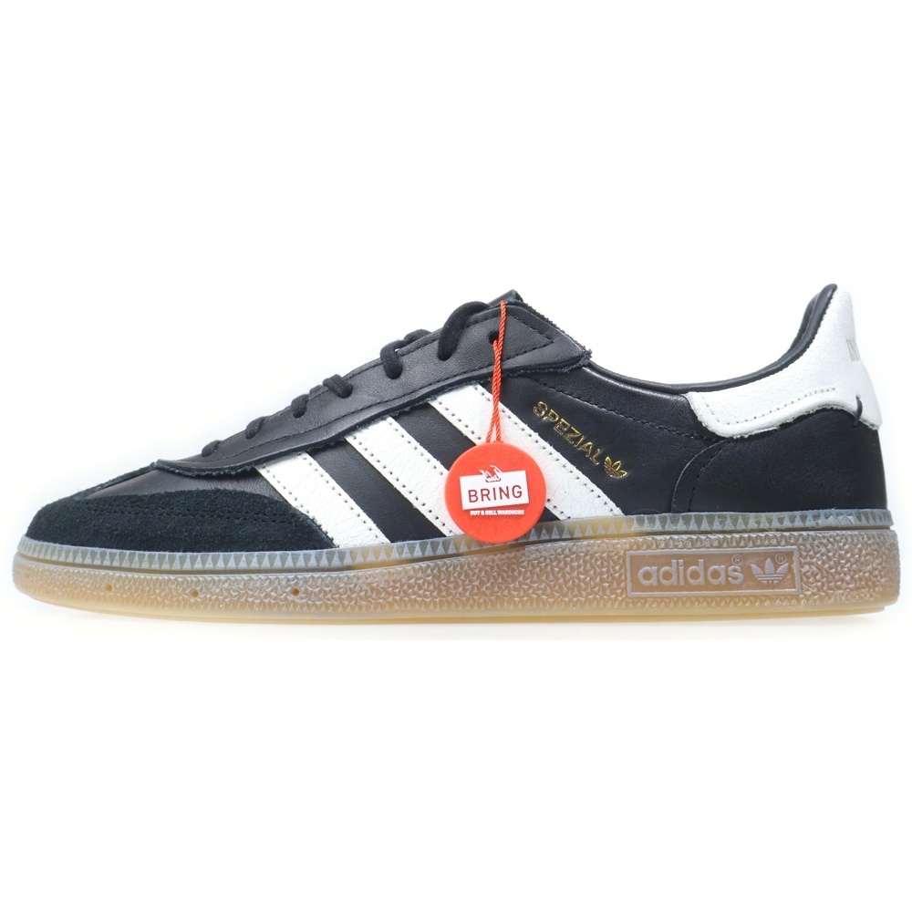 ×INVINCIBLE Handball Spezial JQ6252 ハンドボール スペツィアル ローカットスニーカー ブラック US8.5/26.5cm Sランク