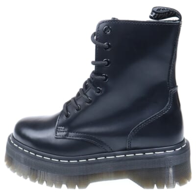 JADON ジェイドン ホワイトステッチ 8 ホール ハイカットブーツ US6/24.0cm 32196001 ブラック Sランク