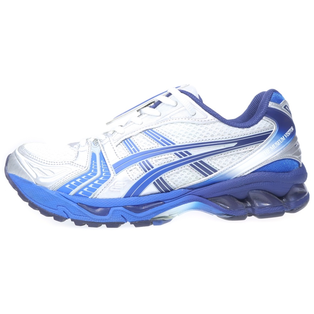 ×The Museum Visitor Gel-Kayano 14 1203A528-020 ザミュージアムビジター ザミュージアムビジター ローカットスニーカー US9/27.0cm グレー/ブルー Aランク