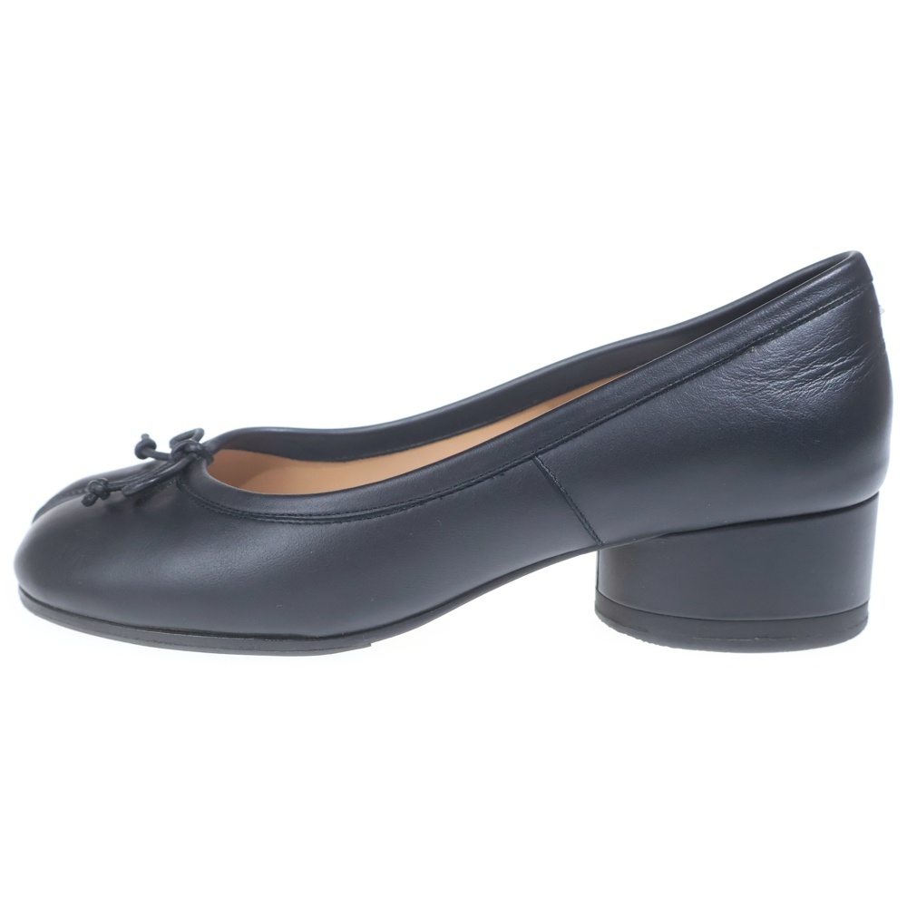 TABI BALLERINA タビ バレリーナ レザー ヒールパンプス ブラック レディース S58WZ0044 Bランク