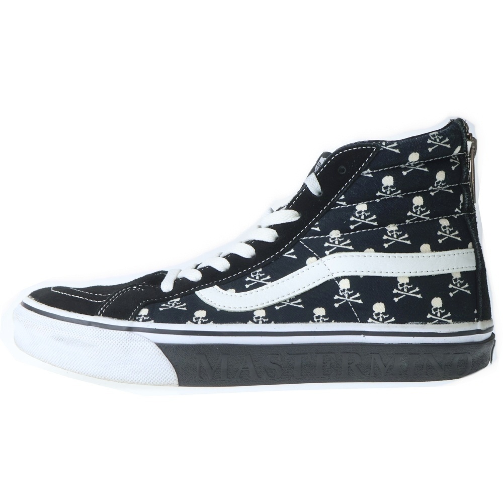 ×mastermind Sk8-Hi マスターマインド スケートハイ ハイカットスニーカー US8.5/26.5cm 581486-0001 ブラック Bランク