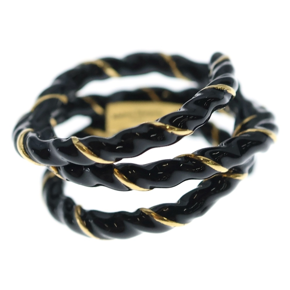 Twisted Wire Ring ツイストリング ブラック/ゴールド Aランク