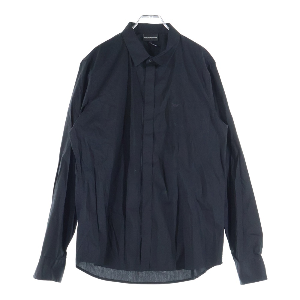 ロゴ刺繍 ロングスリーブシャツ ブラック 3G1CL4 1NHUZ Aランク