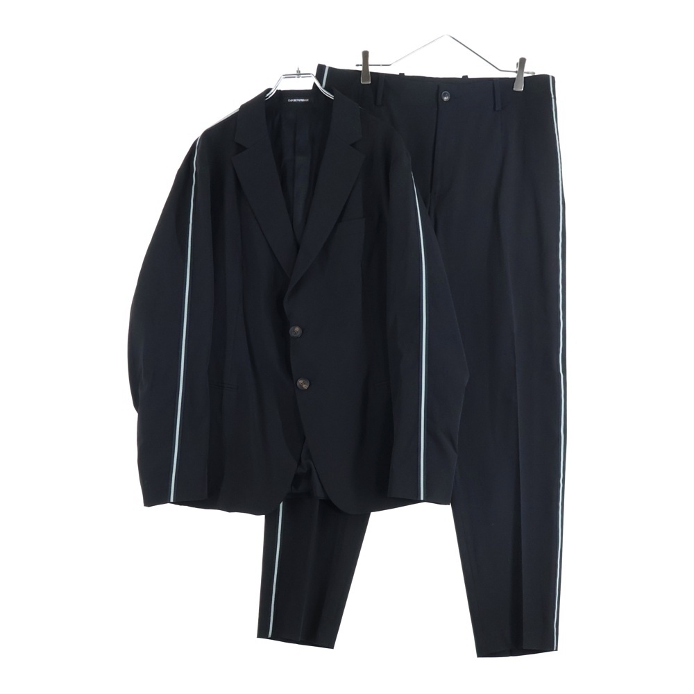 19AW サイドライン ストレッチ スーツ セットアップ 41G98S ブラック Aランク