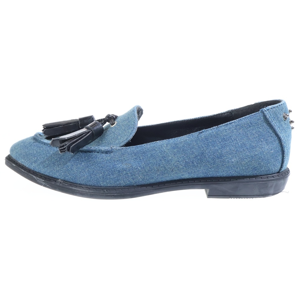 デニム タッセル ローファー インディゴ Bランク