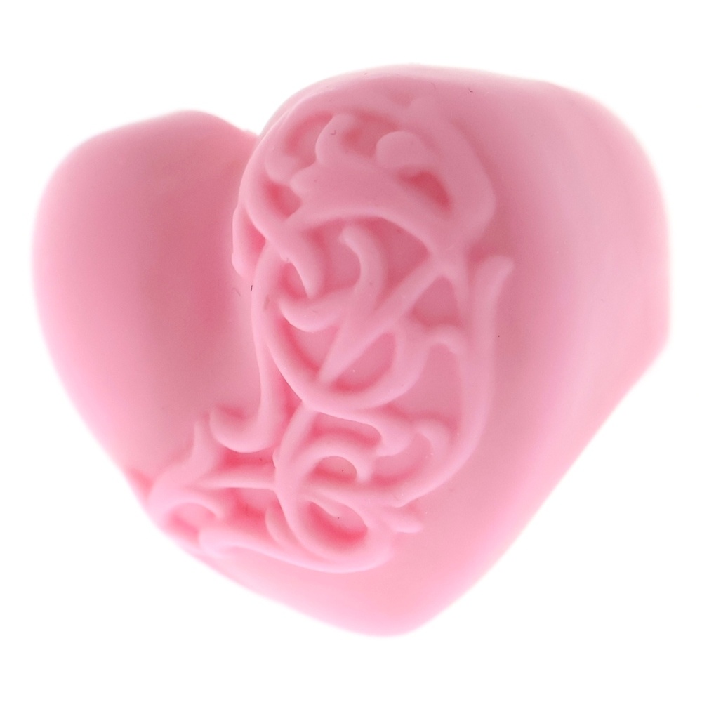 HEART PLASTIC RING ハートプラスティックリング ラバー リング ピンク Bランク