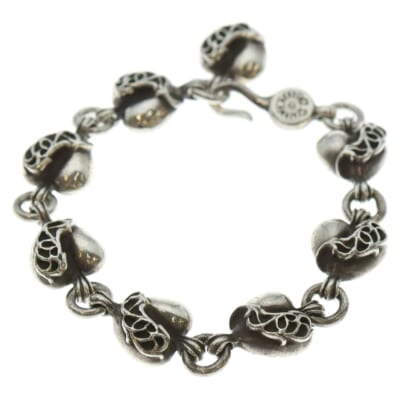 Stack Charm HEART Link -8Link スタックチャーム ハートリンク ブレスレット Bランク