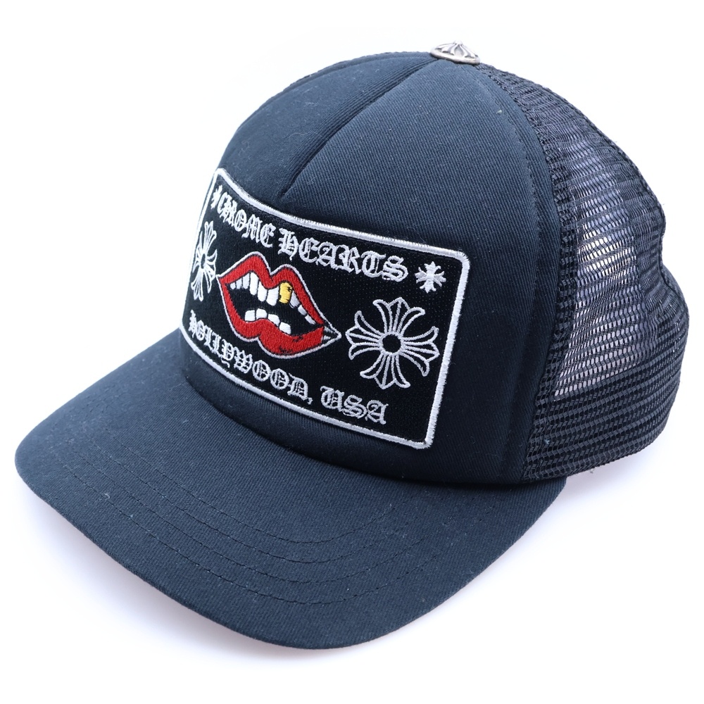 MATTY BOY CHOMPER TRUCKER CAP マッティボーイ チョンパー メッシュトラッカーキャップ 帽子 ブラック/ホワイト Aランク