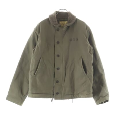 NAVY DEPARTMENT Demotex-Ed N-1 ミリタリージャケット カーキ Bランク