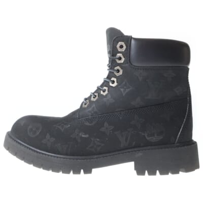 × Timberland ティンバーランド アンクルブーツ ブラック ヌバック 1AD73B Bランク