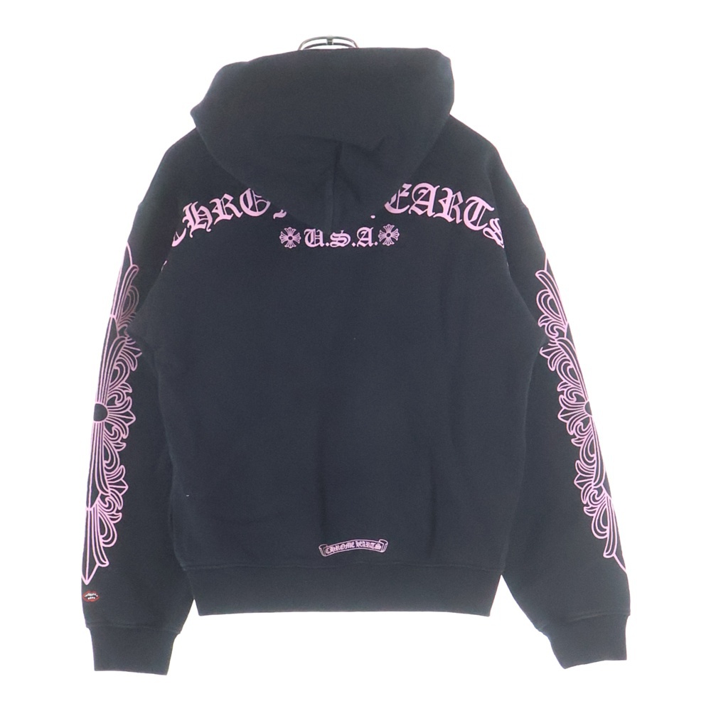 SWTSHRT PLVR バックアーチロゴプリント プルオーバーフーディパーカー ブラック Aランク