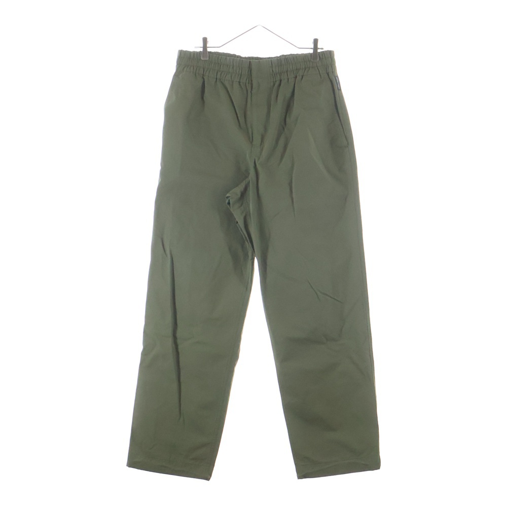 24SS テックコットンファイユロングパンツ コットンナイロン 815581 イージーパンツ カーキ Bランク