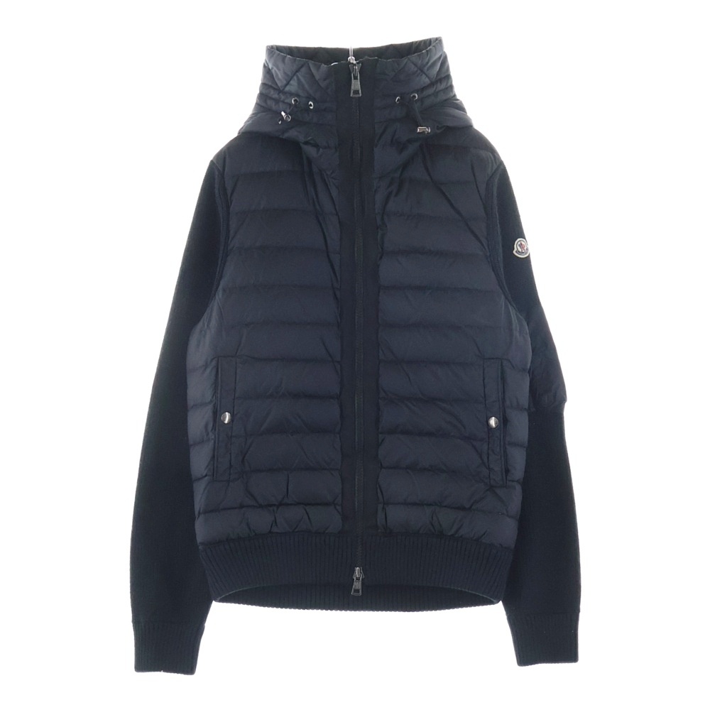 19AW CARDIGAN TRICOT トリコット ダウン切替 カーディガン ブラック Bランク