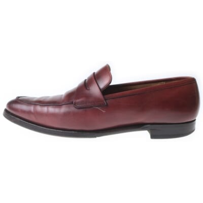 BRAMWELL 5468 コインローファー レザーシューズ バーガンディ Bランク