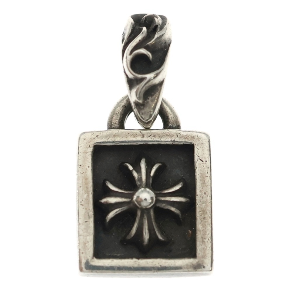 FRAMED CH PLUS OLD フレームドCHプラス チャーム ペンダントトップ オールド シルバー BCA271 Bランク