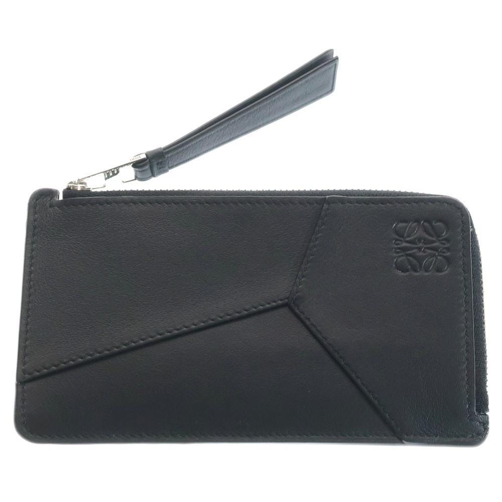 Puzzle Long Coin Card Holderパズル ロング コインカードホルダー ウォレット ブラック Aランク