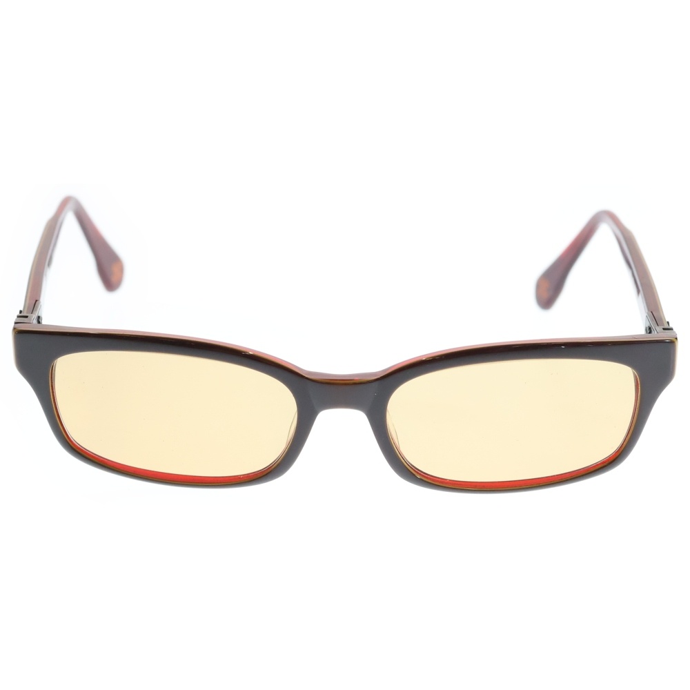 BABY-A CHクロステンプル スクエアサングラス 眼鏡 ブラウン Bランク