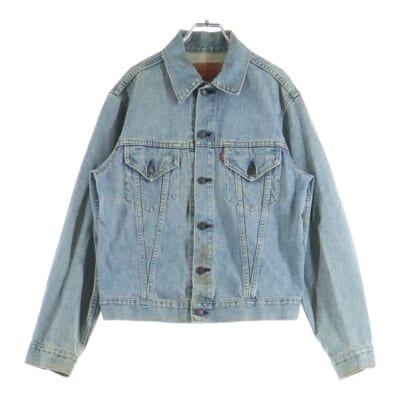 90S ボタン裏刻印J02 デニムトラッカー ジャケット インディゴ Cランク