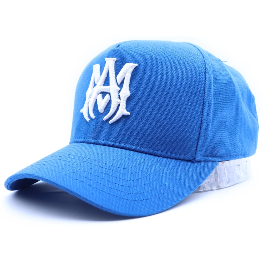 FULL CANVAS MA HAT ロゴ刺繍 キャンバス ベースボールキャップ ブルー AMHACP1016 Aランク