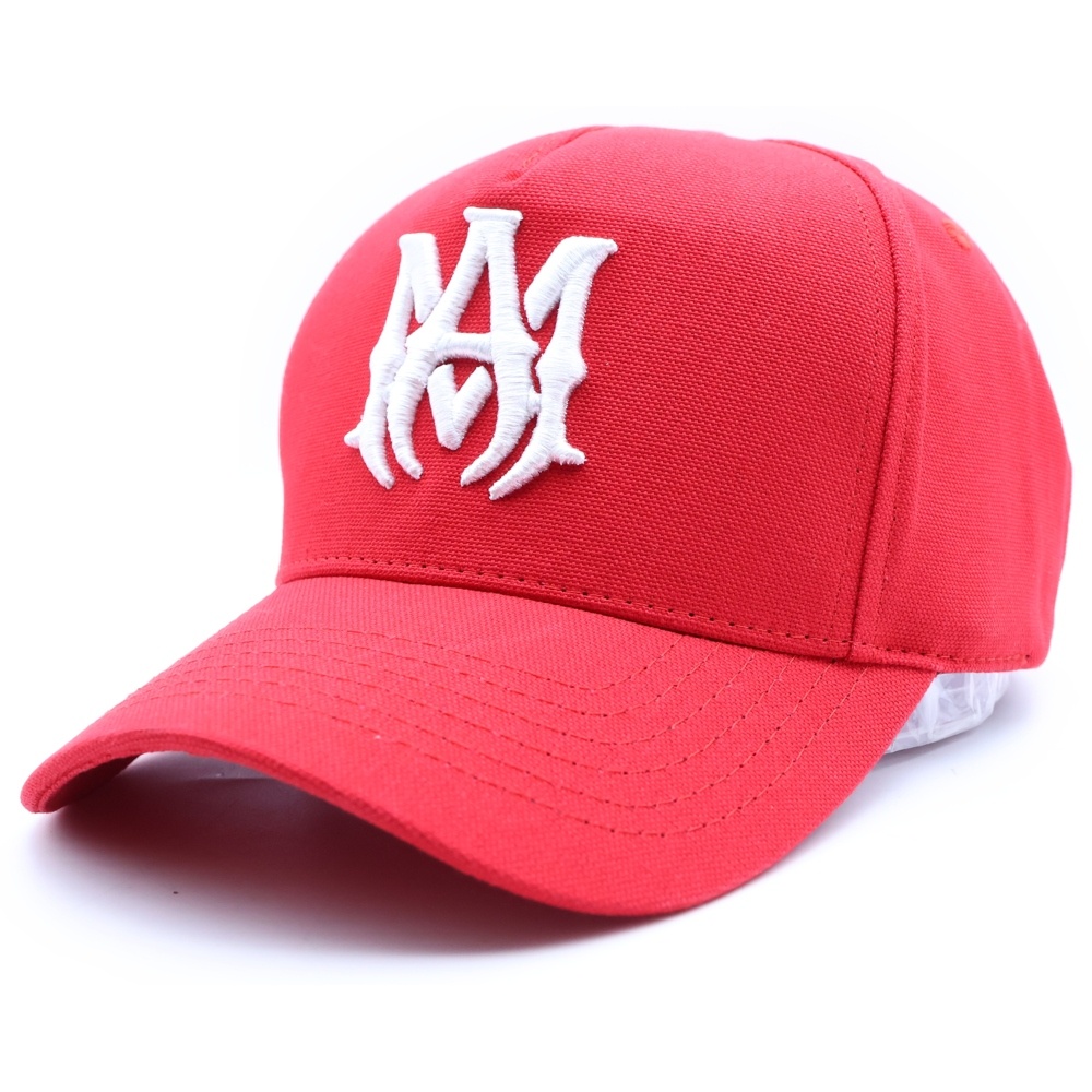 FULL CANVAS MA HAT ロゴ刺繍 キャンバス ベースボールキャップ レッド AMHACP1016 Aランク