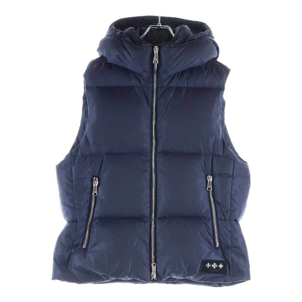 MELKO メルコ MTAT22A4834-D ジップアップナイロンダウンベスト ネイビー Bランク