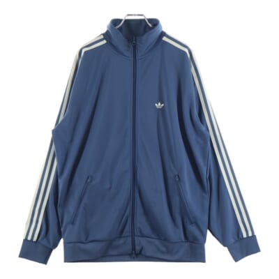 24SS BEAUTY&YOUTH 別注 BB TRACKTOP ベッケンバウアー ジップアップ トラックジャケット ブルー IX6438 Bランク