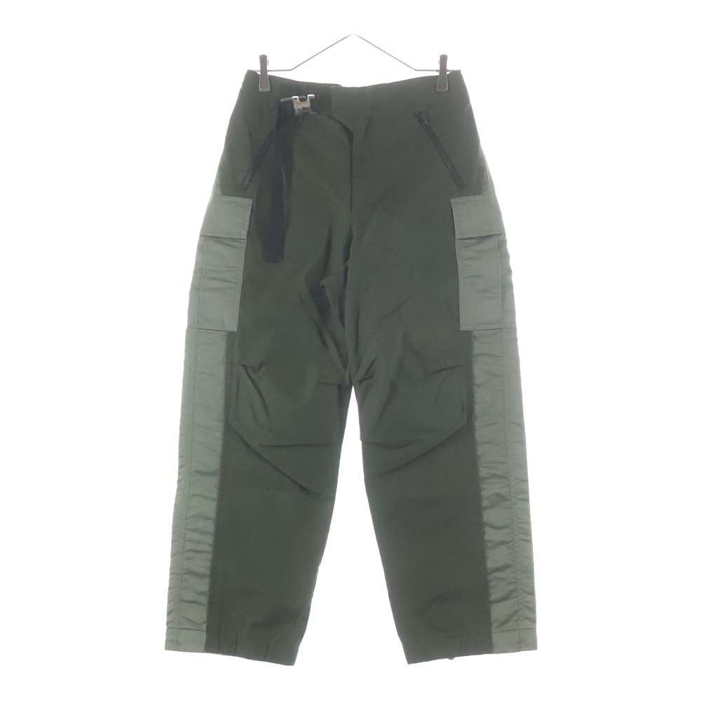 22SS Nylon Twill Mix Pants ナイロンツイルミックスパンツ カーキ 22-02710M Bランク