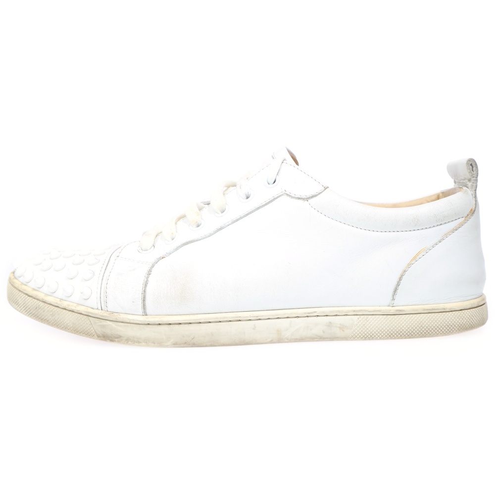 スタッズ ローカットレザースニーカー ホワイト Bランク