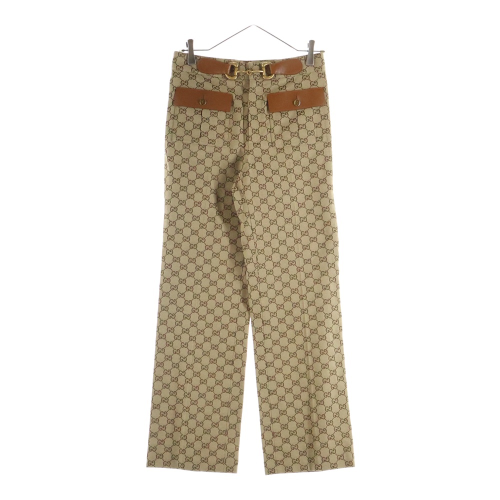 ホースビット GGキャンバスパンツ ベージュ 681507 Z8AWK Aランク