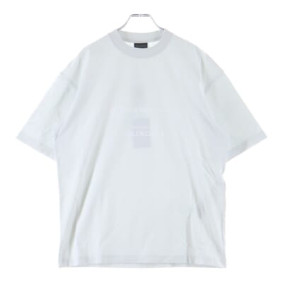 WFPロゴプリント オーバーサイズ クルーネック半袖Tシャツ ライトブルー 612966 TOVV4 Aランク