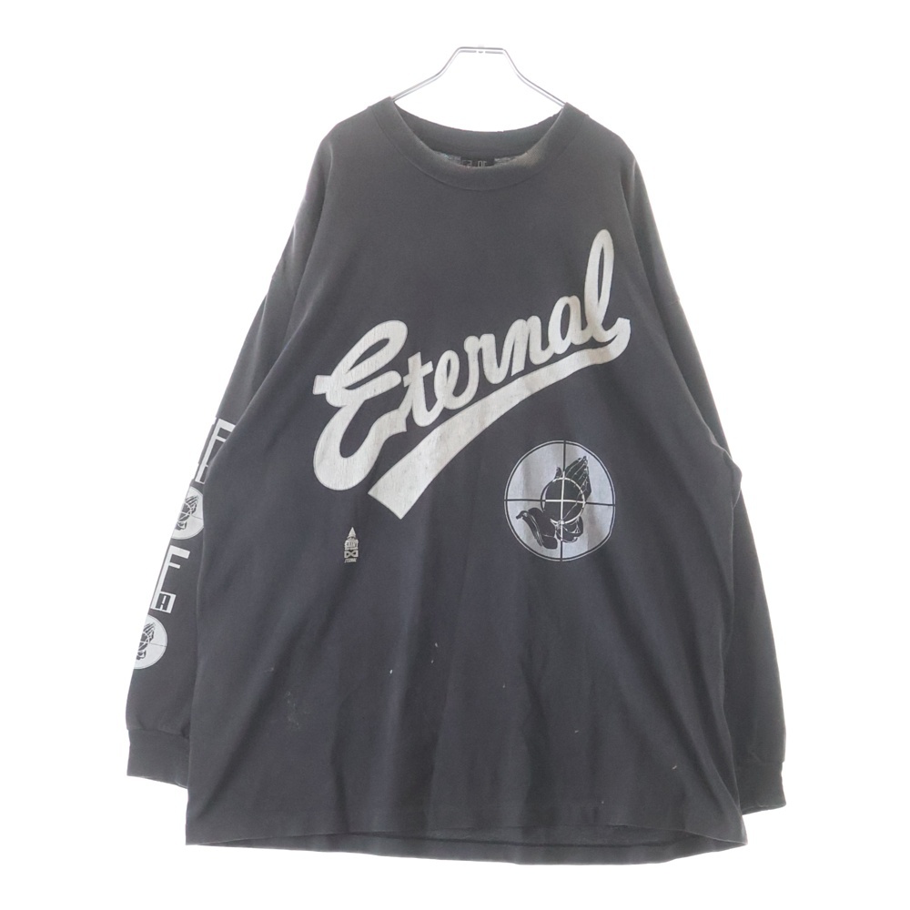 25SS × FEAR OF GOD フィアオブゴッド セントオブゴッド FG LS TEE プリント ロングスリーブ カットソー チャコール SM-HR8-0000-C02 Bランク