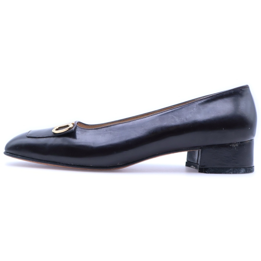 ガンチーニ スクエアトゥパンプス Bランク