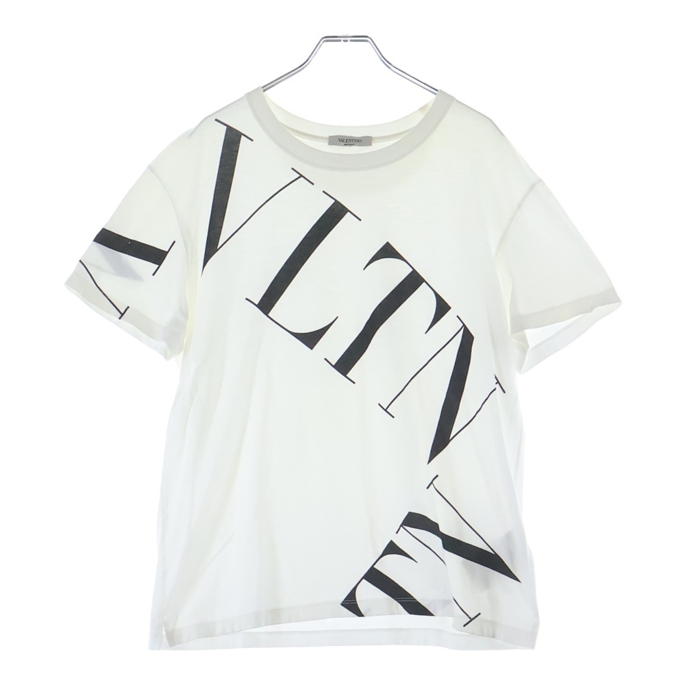 ロゴプリント クルーネック 半袖Tシャツ カットソー ホワイト SV3MG02P5FV Bランク