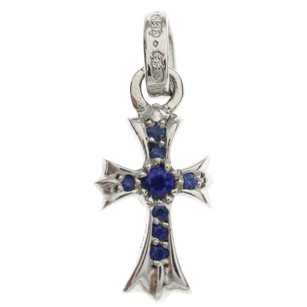 18KWG CRS BBYFAT ベイビーファットクロス サファイア ペンダントトップ ホワイトゴールド Aランク