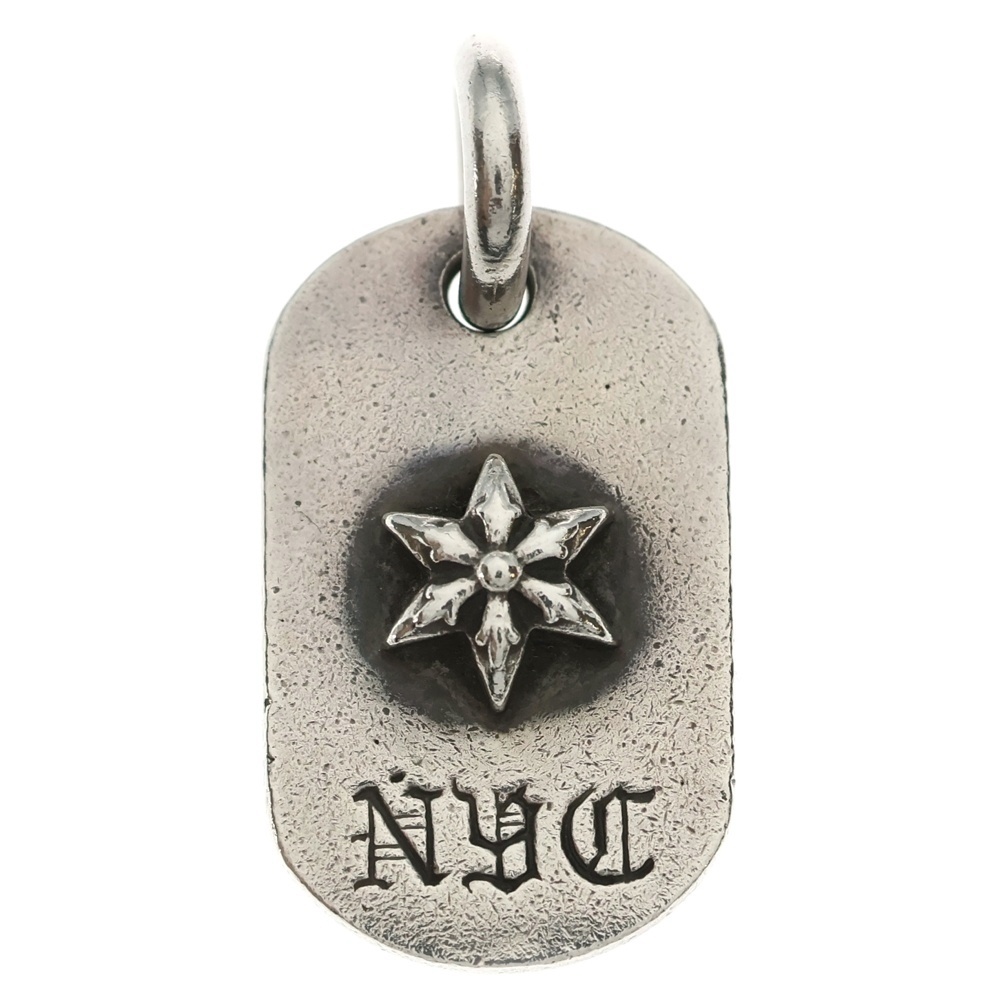 RAISED STAR DOGTAG NYC限定 レイズドスター ドッグタグ ペンダントトップ Bランク
