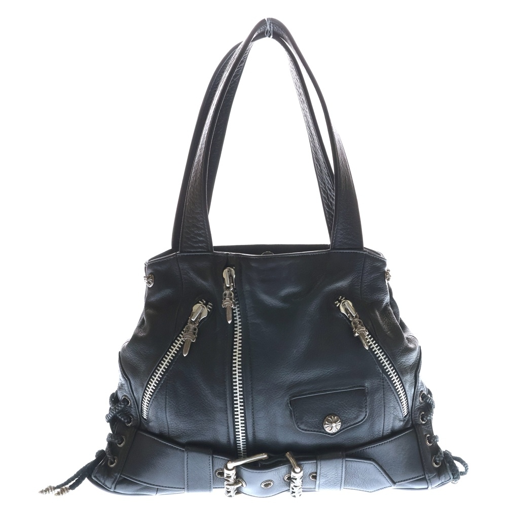 JJ DEAN LG JJディーン ラージ レザーライダースハンドバッグ Aランク